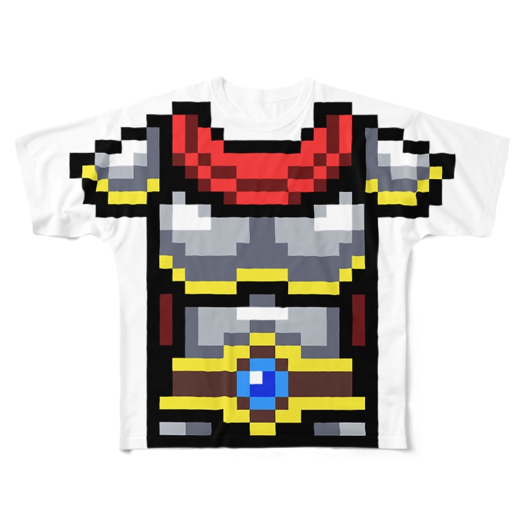 256graph's tweet image. #どこかの誰かに刺さればそれで良い 
ドット絵を用いて、レトロゲームの世界観を現実に持ち出すグッズを作っています。
「ためされるだいち」「TシャツTシャツ」は結構人気。
「はがねのよろい」を着られる猛者に会ってみたい。
suzuri.jp/256graph