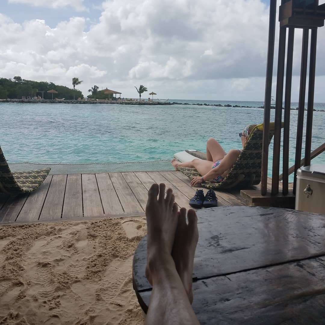 VideoJeff15's tweet photo. Cabana living on Flamingo Island. https://t.co/sMJUSrJkD3