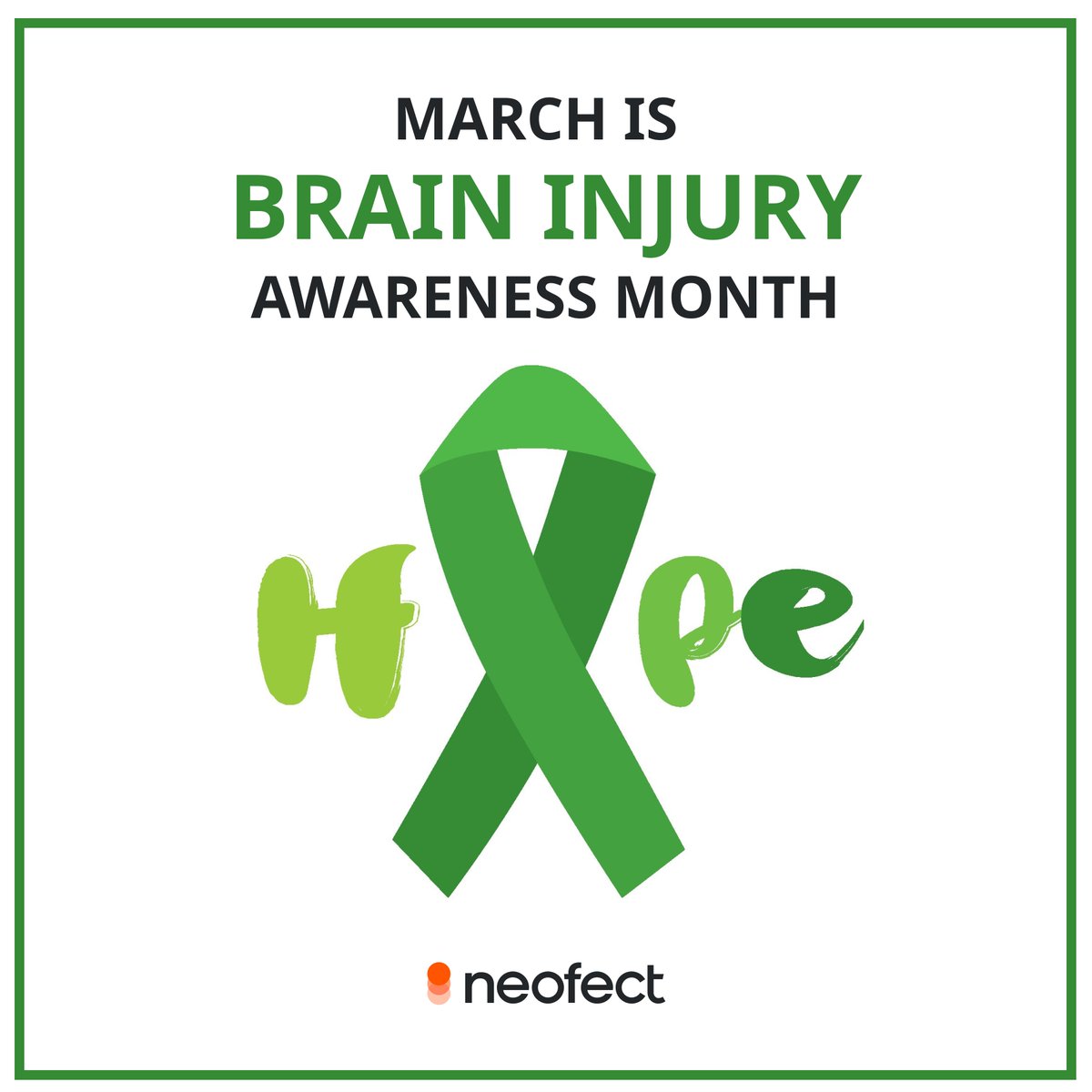 neofect's tweet photo. March is the time to acknowledge and support people affected by brain injury. Let’s spread awareness together. There is always hope! 
#BrainInjuryAwarenessMonth
#InspireHope #Neofect https://t.co/32rpIOg2z9