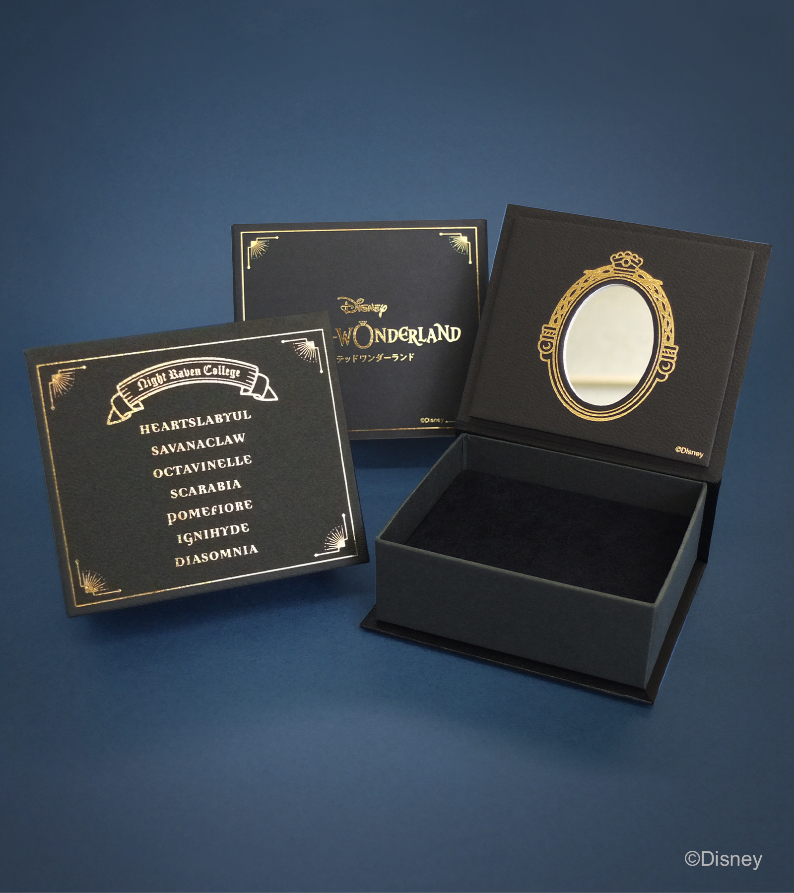 Take Up テイクアップ ディズニー ツイステッドワンダーランド ナイトレイブンカレッジ の7寮をイメージしたピアス イヤリングが登場 魔法の鏡をイメージした ミラー付きオリジナルboxにお包み致します 完全受注生産 21年3月18日 木