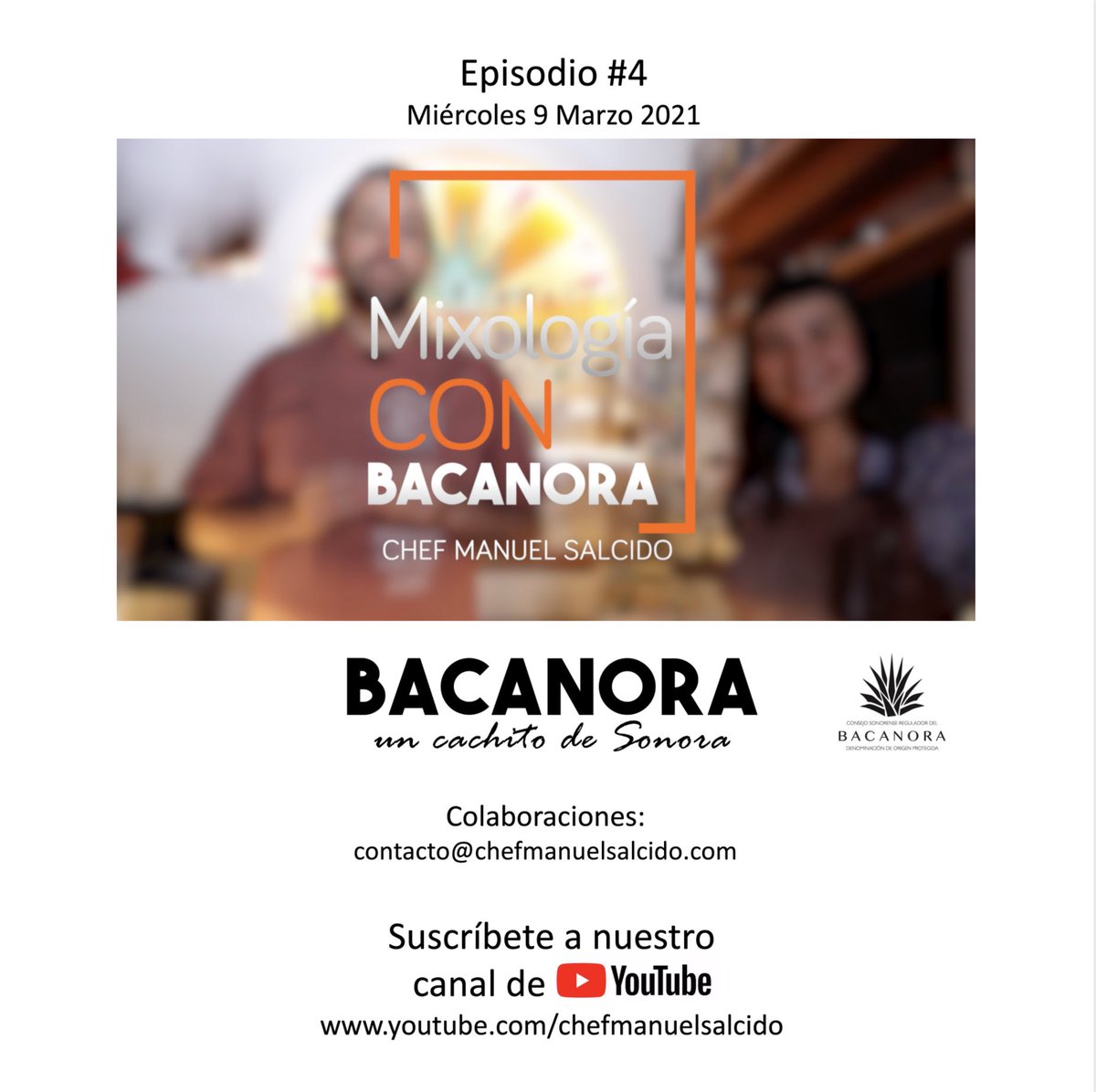 chefmsalcido's tweet photo. te invito a suscribirte a nuestro canal de youtube 🎬👉🏼👉🏼 https://t.co/ETwJCGay2r // 👈🏼👈🏼🎬 para que mañana veas de primera mano nuestro Episodio #4 "#Mixología con #bacanora" con nuestra marca Bacanora Un Cachito de Sonora by CMS!!! buena vibra!!! #chefcms #agave #Guadalajara https://t.co/8HUest5Huh