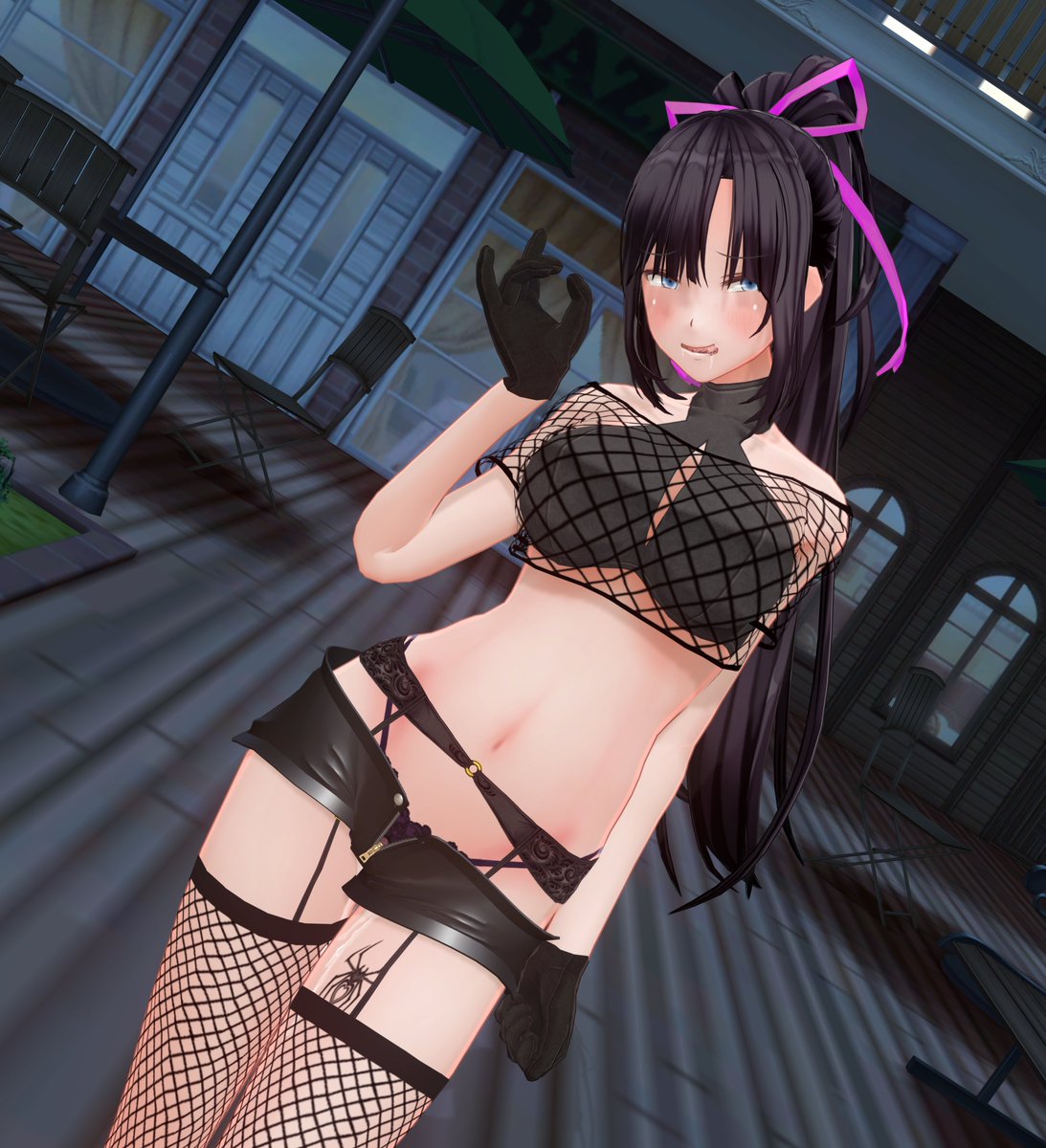 ちょっとやらしい雰囲気にしてみました。