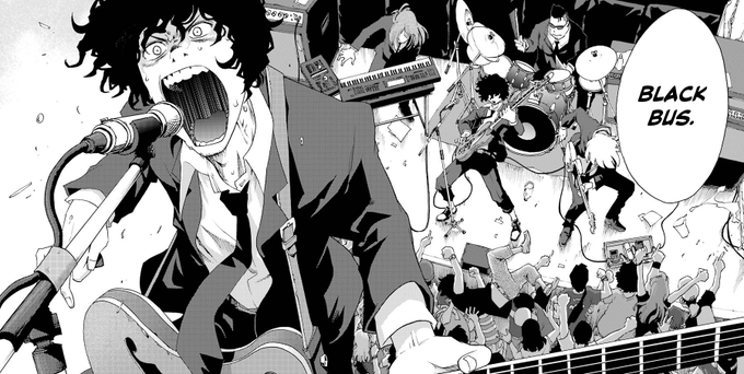 shiori experience does a really good job making me wish some of these fictional bands were real. i want to know what black bus heckin' sounds like! 
