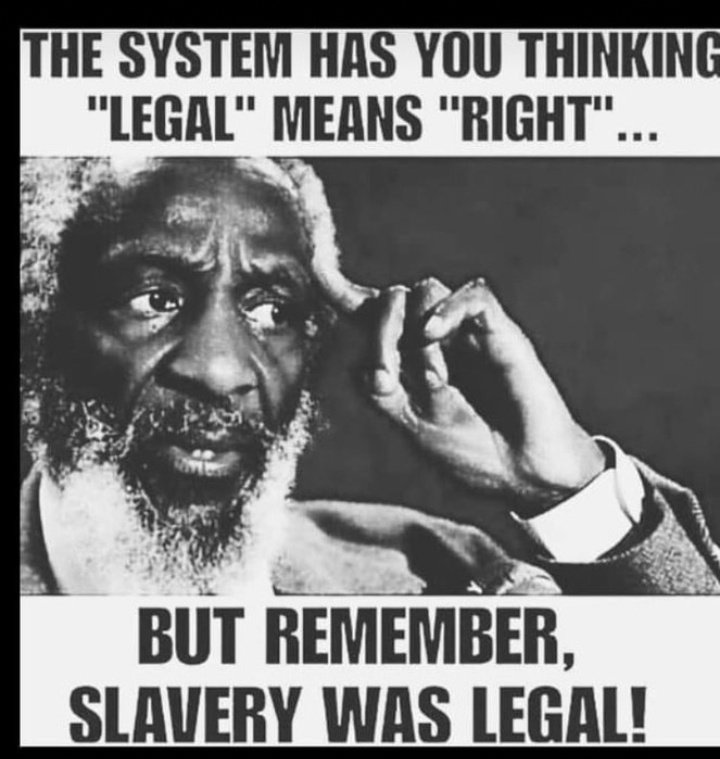 drjaytee87's tweet photo. Inner legal eye. 😂😂😂. Legal does not mean right https://t.co/olSvSQeRDM