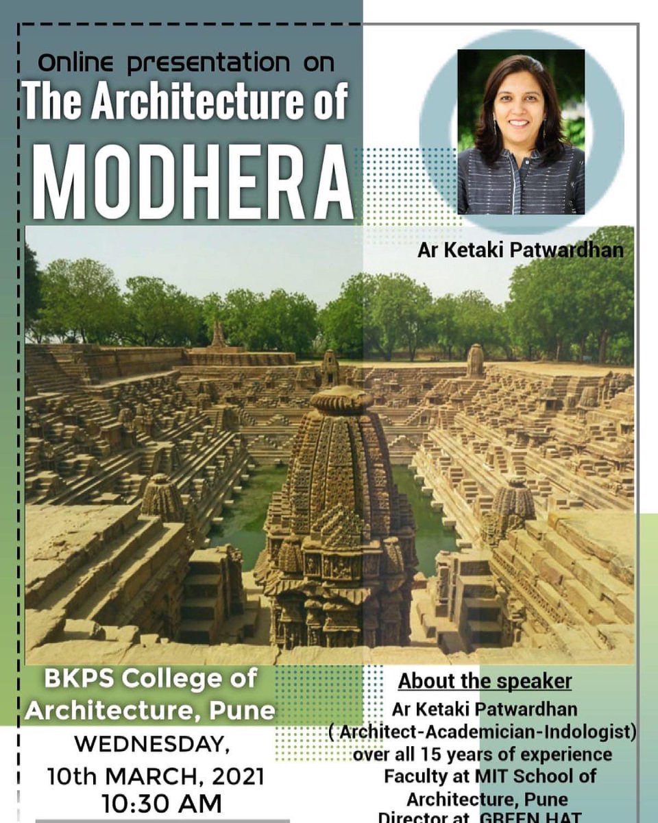 bharatheritage's tweet photo. Online presentation on Architecture of Sun Temple, Modhera #pune #bkps #mit #indology #history @aparanjape @LostTemple7 @desi_thug1 @ReclaimTemples @Vedic_Woman @CCFGoa @MinOfCultureGoI @EnrouteH @Peachtreespeaks @theheritagelab @IndiaArtHistory @GujaratHistory https://t.co/UHjRWCYuI0