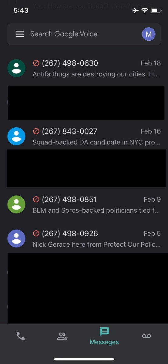 TheMichelle19's tweet photo. They are back at it with a new phone number. 
I have reported this violation to the FCC per the do not call act.
When I messaged the President to help stop this. He blocked me. 🤷🏻‍♀️

@nickjgerace how can I make this stop? It’s in violation of a law https://t.co/BmvtUtpaVJ