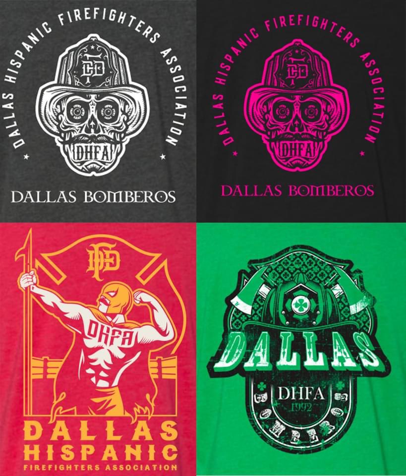 New shirts are in for St Patrick's Day! We are happy to announce David Jones as the winner of our design contest! Get the shirt on our site DallasHFA.com
And don’t forget about our other items available for pickup/delivery!
#dallasbomberos #dallasfirerescue