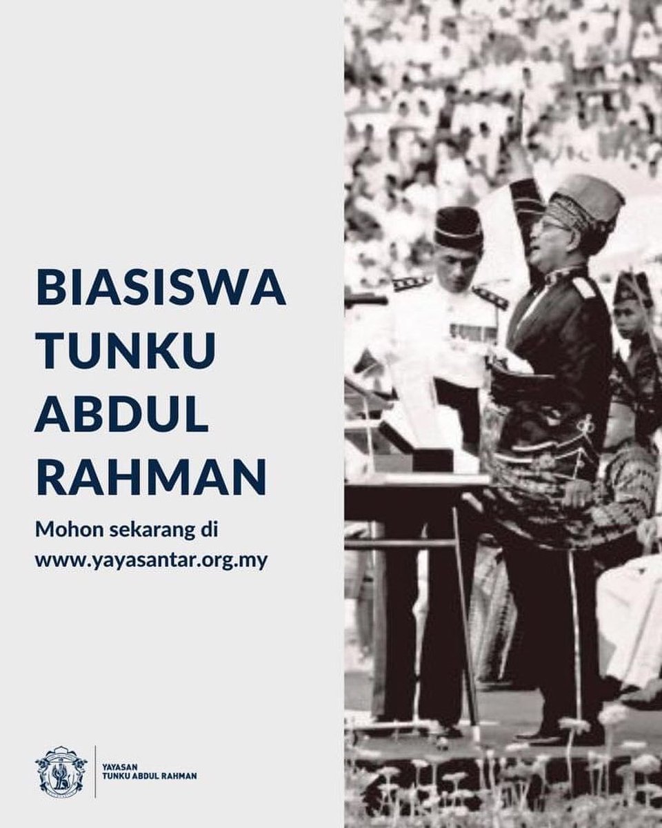 myHEPAUTeM's tweet photo. Permohonan Biasiswa Tunku Abdul Rahman telah dibuka! Ayuh TUAH UTeM yang berkelayakan untuk turut serta.
Mohon sekarang untuk menjadi Tunku Scholar bagi tahun 2021 di https://t.co/K6B1EsEk7L
@MyUTeM
@mpputem2021
#myutem #myheputem #tuahutem #teamutem https://t.co/0I0gdLPlxK