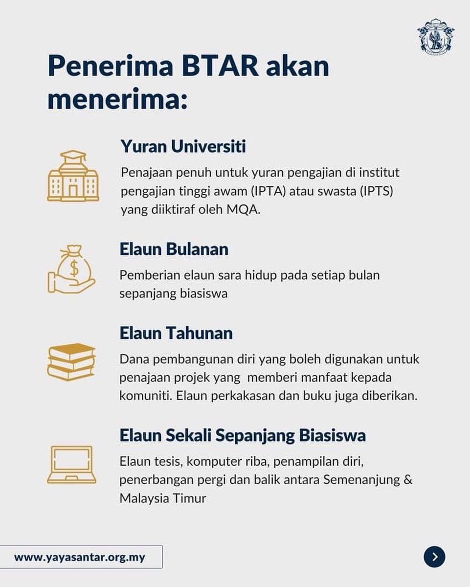 myHEPAUTeM's tweet photo. Permohonan Biasiswa Tunku Abdul Rahman telah dibuka! Ayuh TUAH UTeM yang berkelayakan untuk turut serta.
Mohon sekarang untuk menjadi Tunku Scholar bagi tahun 2021 di https://t.co/K6B1EsEk7L
@MyUTeM
@mpputem2021
#myutem #myheputem #tuahutem #teamutem https://t.co/0I0gdLPlxK