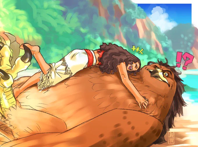ひとまず過去絵でわたしもお祝い?
#MOANA 