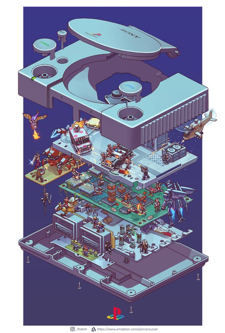 yoshforyouth's tweet photo. 🎮🎮🎮Classic Consoles Exploded - Created by Pierre Roussel
Prints available for sale on Etsy. You can follow this artist on Instagram.
#gaming #consolegaming #retrogaming #playstation #nintendo #xbox #pierreroussel #xboxconsole #XboxGameClub https://t.co/VYWIzo5IQu