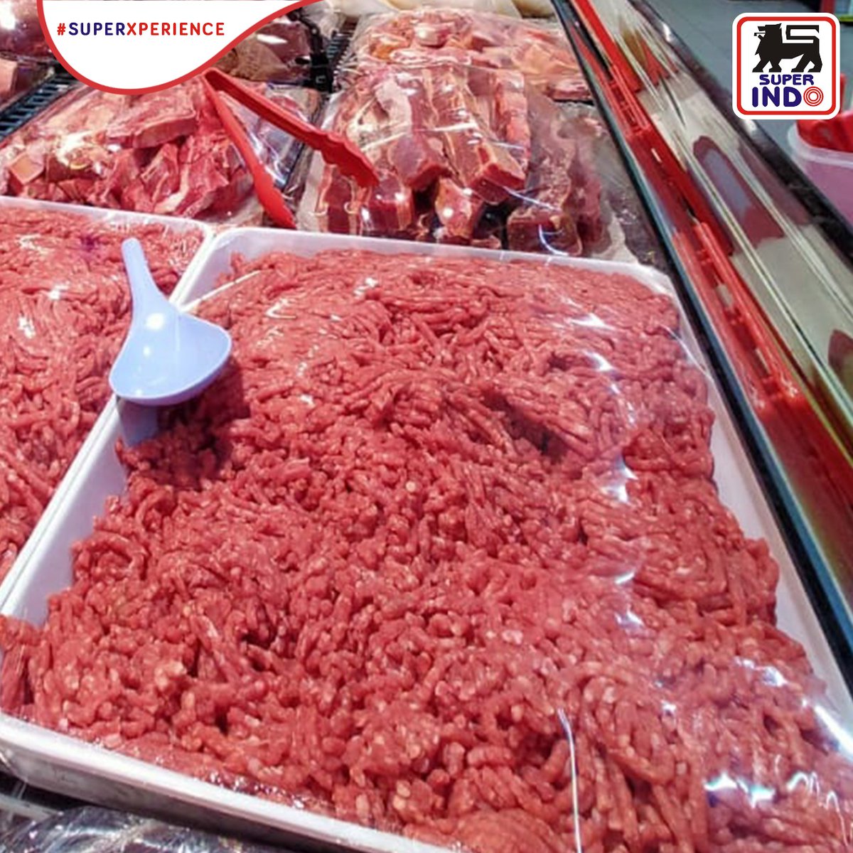 InfoSuperIndo's tweet photo. Buibuuu, minda mau kasih tau nih ada HARGA SPESIAL daging giling yang super SEGAR! Cek aja promonya di https://t.co/ziLWwIBbu9.
Buibuu paling suka dibikin apa nih daging gilingnya? Share menunya ya!
#SuperIndo #SuperSegar #SuperHemat #SegarnyaHemat #SuperXperience #DagingGiling https://t.co/RhbO7D7TJ8