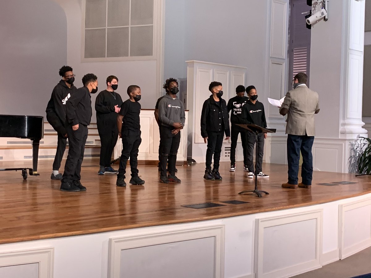 HUGE thank you to MSU’s Dr. Phillip Stockton for coming in to work with our Tenor Bass and Treble choirs today as a guest clinician before we sibtmit for contest! We had a wonderful time with you today. &amp; THANK YOU to <a href="/FBCStarkville/">FBC Starkville</a>’s Neill Tullos for surprise snacks and water!
