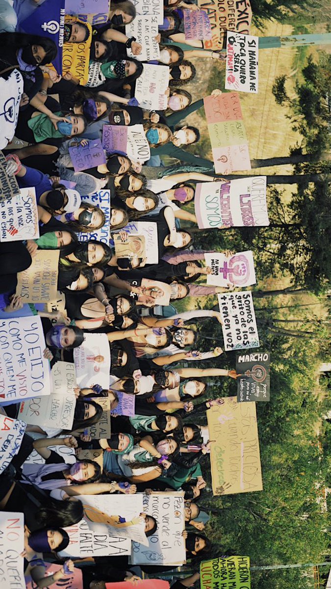 pauochoaaa's tweet photo. que los machistas tiemblen, por que nosotras ya no tenemos miedo 💜 https://t.co/tL01w2D0Rw