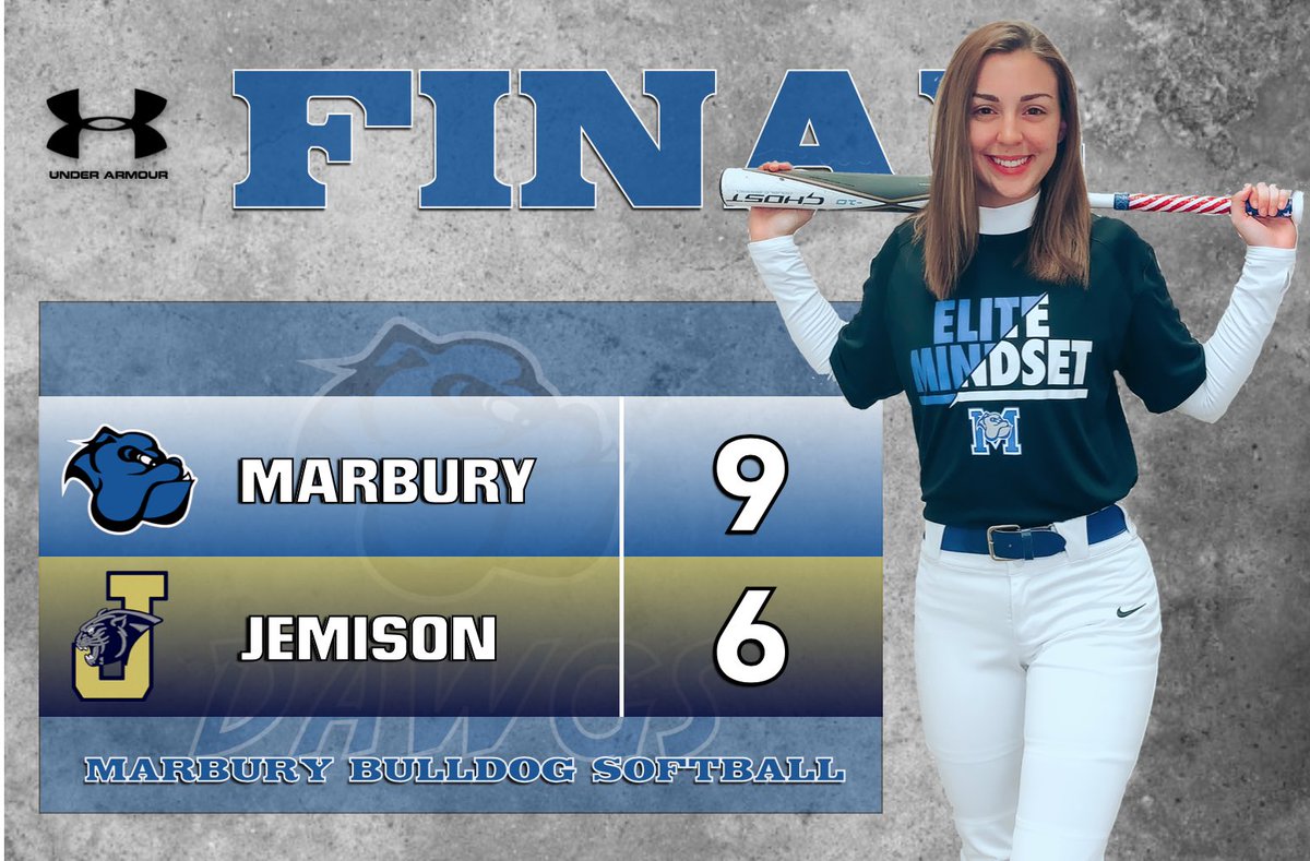 MarburySoftball's tweet photo. Big Area Win!! #RetweetTheWin #GoDawgs🥎 https://t.co/vG7unLLhpJ