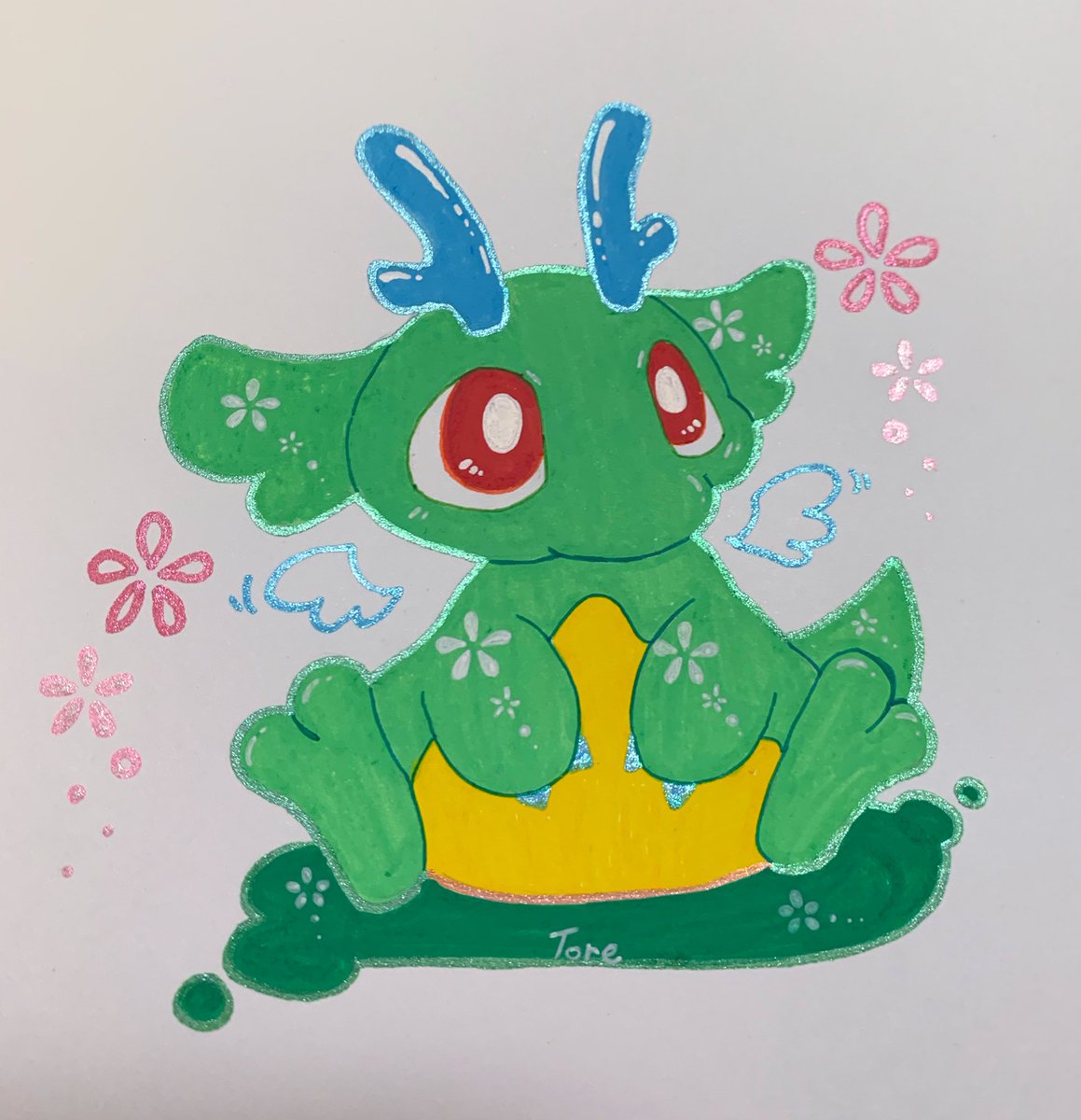 foxtlw5's tweet photo. Baby Dragon🌸 https://t.co/O4XIB5tB6U