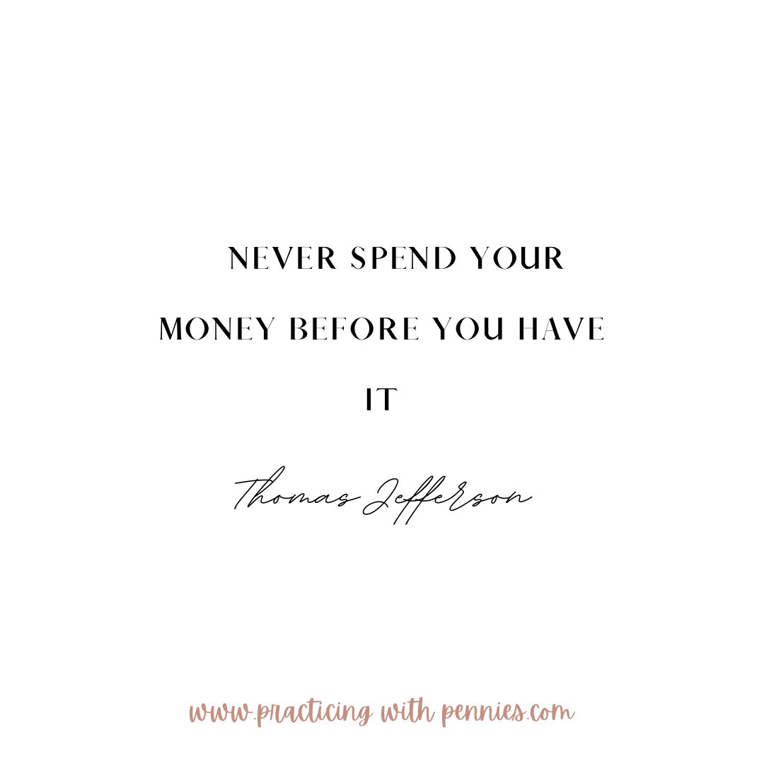 GREAT advice.

#thomasjefferson #quotestoliveby #moneytips #financetips