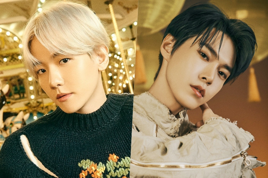 soompi's tweet photo. WATCH: #EXO's #Baekhyun And #NCT's #Doyoung Create Beautiful Harmonies In MV Teaser For Upcoming Duet "Doll"
https://t.co/4zUBHApxBb https://t.co/aRGqJjhRaC
