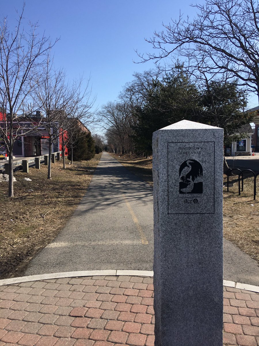 erwinchuk's tweet photo. Quick urban run along the Watertown Greenway. It’s great to see more trails linking up. Looking forward to building up the mileage. @MassDCR #boston #watertownma #watertowngreenway #winterrunning #getoutside #runboston #bostonfitness #optoutside #railtrail #massdcr #bostonrunners https://t.co/9qzQ7g4Qhx