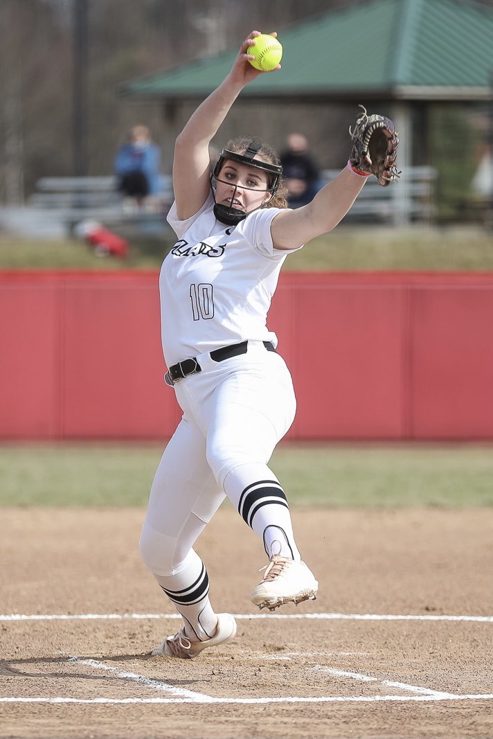 JEFFDHELSEL's tweet photo. Cal U #softball team opened the season with a pair of victories in a #doubleheader against Gannon. Final scores 8-0 &amp; 10-2 at Lilley Field, Roadman Park, Pa., March 9, 2021.   #PSAC #NCAA #CalTimes https://t.co/Vv9W11h0us
