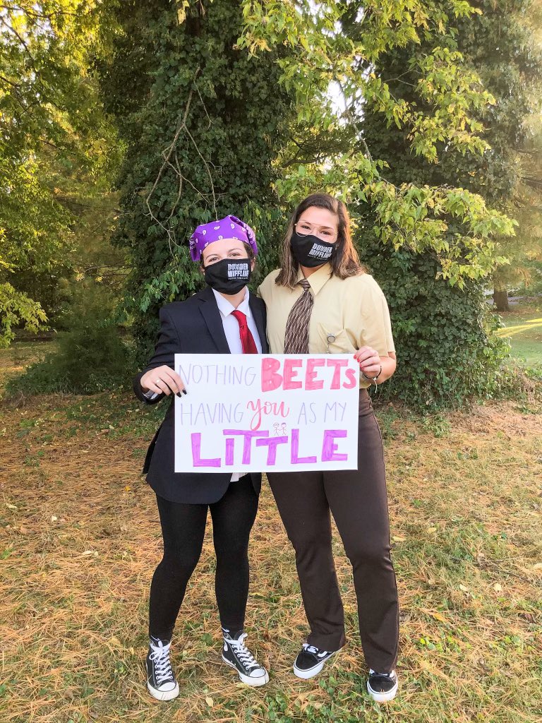 WKUKD's tweet image. Big/ Little Duo Olivia Day and @mohelton21 !! @WKUSigEp #sweetsweek2021 💛💜