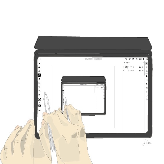 mitsuhiro_ill's tweet photo. イラスト制作
#2日に1絵 #デジタル #デジタルイラスト #絵  #iPad #applepencil #illustrator #photoshop #illustration #digitalart  #digital  #shootvideo #thinkobjectively https://t.co/oTcYOUe9rQ
