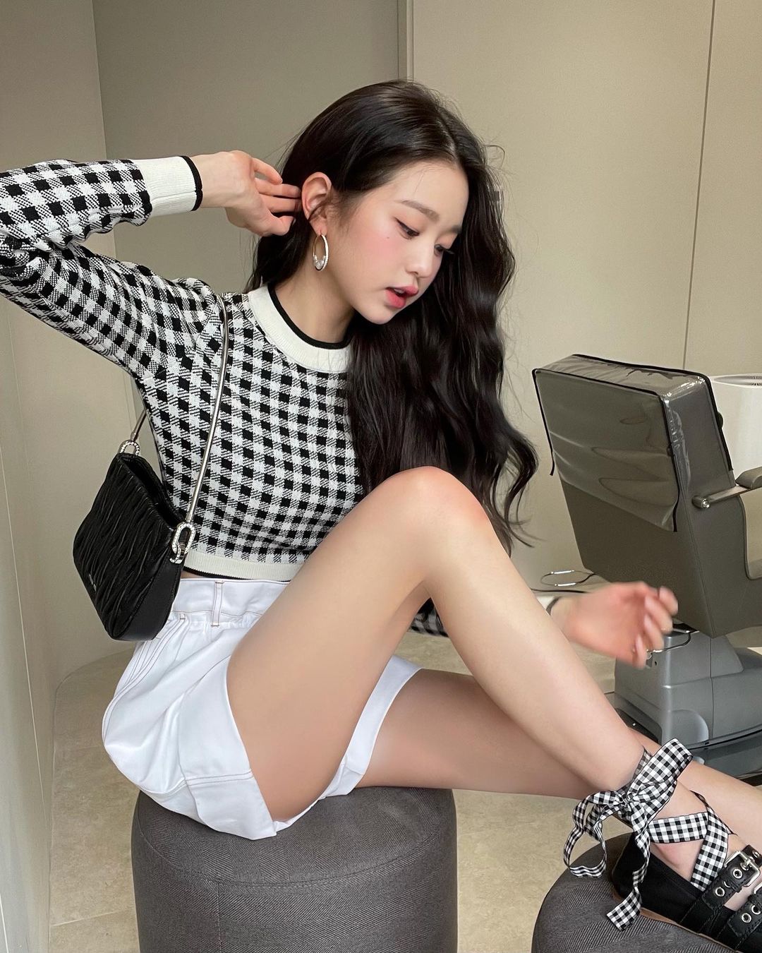美品】ウォニョン©️着用 パテント レザー パール パンプス miumiu