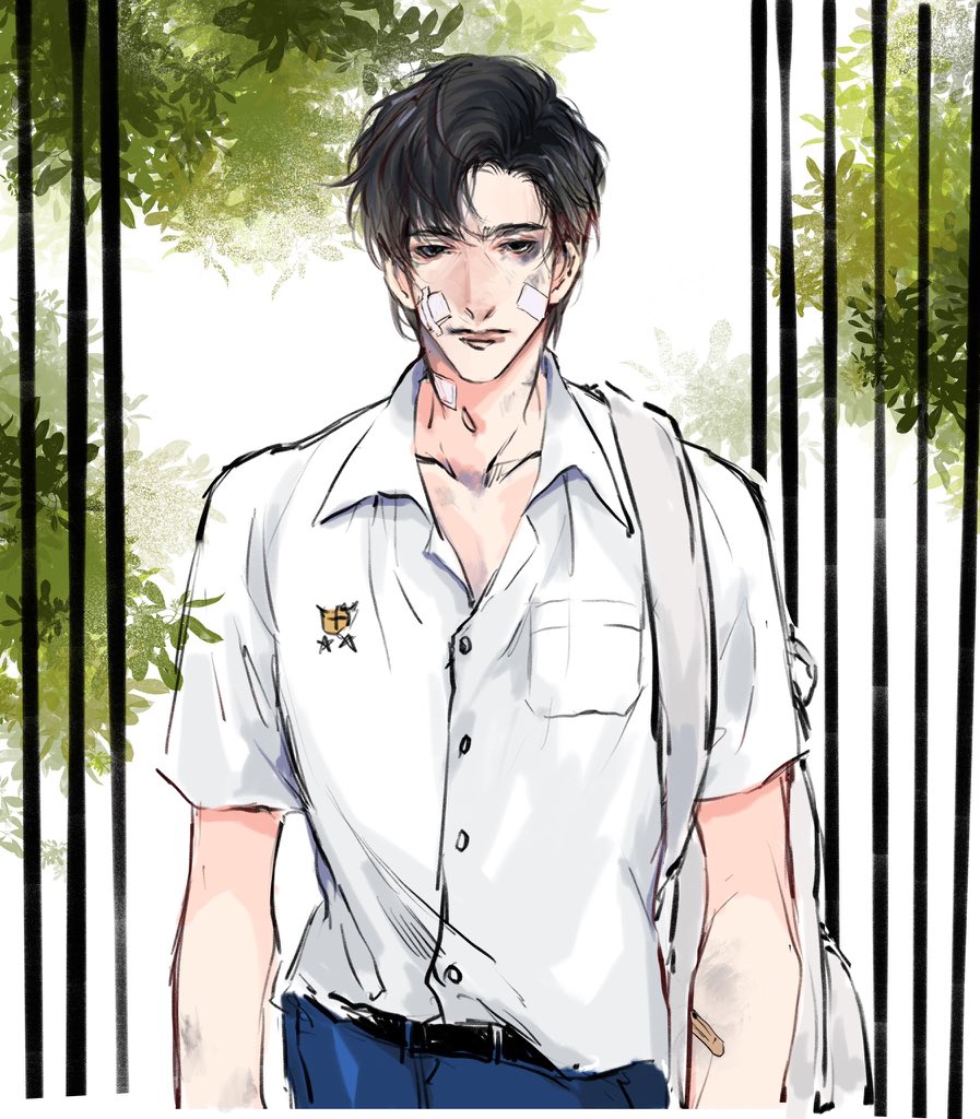 SEV_Arnatt's tweet photo. 10.30 : เดินเข้ารร.ด้วยสภาพเหมือนไปฟัดกับหมา แต่จริงๆโดนเมียซ้อมมา https://t.co/5odWQEWb0C