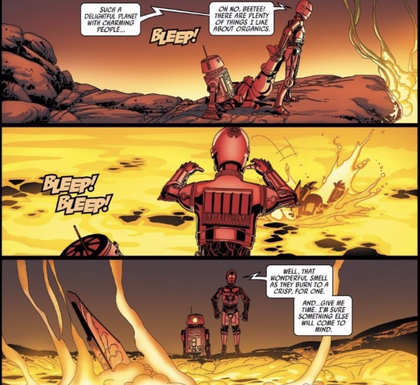 Thinking about 0-0-0 and BT-1 I need to read the comics omg... murder robots 