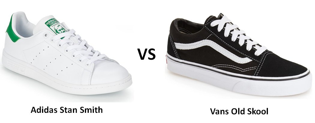 on Twitter: "Adidas Stan Smiths vs Vans Old Skools. Which are better? Answer: it depends. You have to consider some history here... https://t.co/thZFd2NZZ8" / Twitter