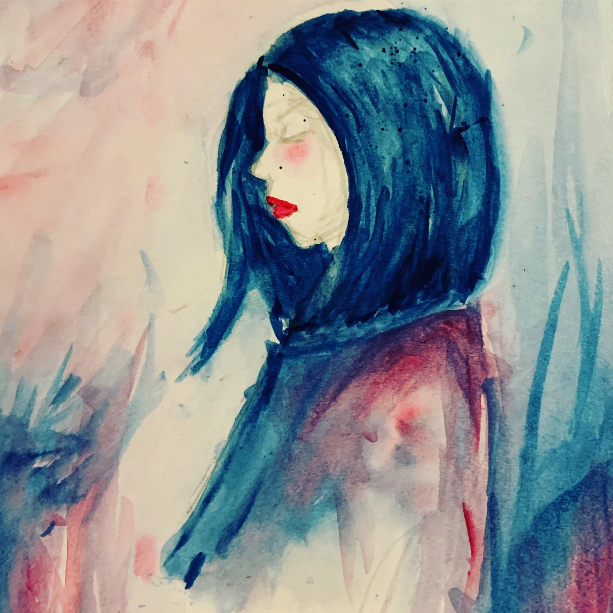 EraofSarah_Art's tweet photo. You ever have one of those huge mental breakthroughs after years of therapy and just suddenly feel.....free? Content? What is this word? #PTSD #trauma #therapyworks #mentalhealth #bestmeever #watercolor https://t.co/adCandHZWX
