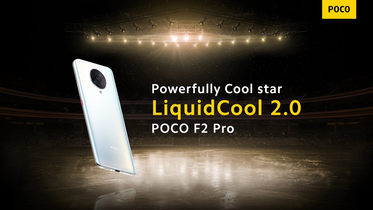 POCOGlobal's tweet image. Cool by name, cool by nature.
#PowerfullyCool LiquidCool 2.0
#POCOF2Pro ❄️