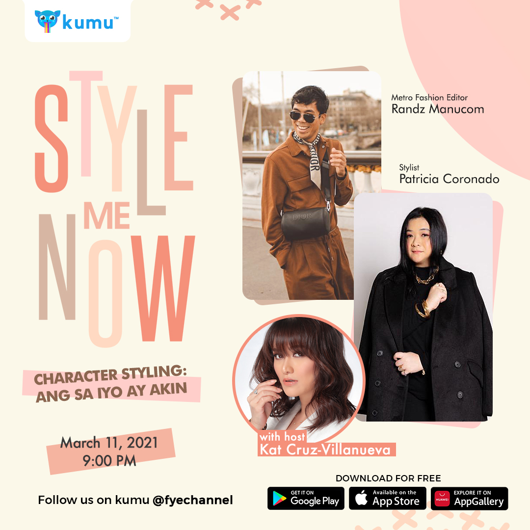 metrodotstyle's tweet photo. ‘Ang Sa Iyo Ay Akin’ starring Iza Calzado and Jodi Sta. Maria features some of the most glamorous, extravagant clothing on primetime TV. Join us on #StyleMeNow as we talk to stylist Patricia Coronado to discuss character styling on the show, tomorrow at 9PM on Kumu’s @fyechannel! https://t.co/zBBGdHqcZk