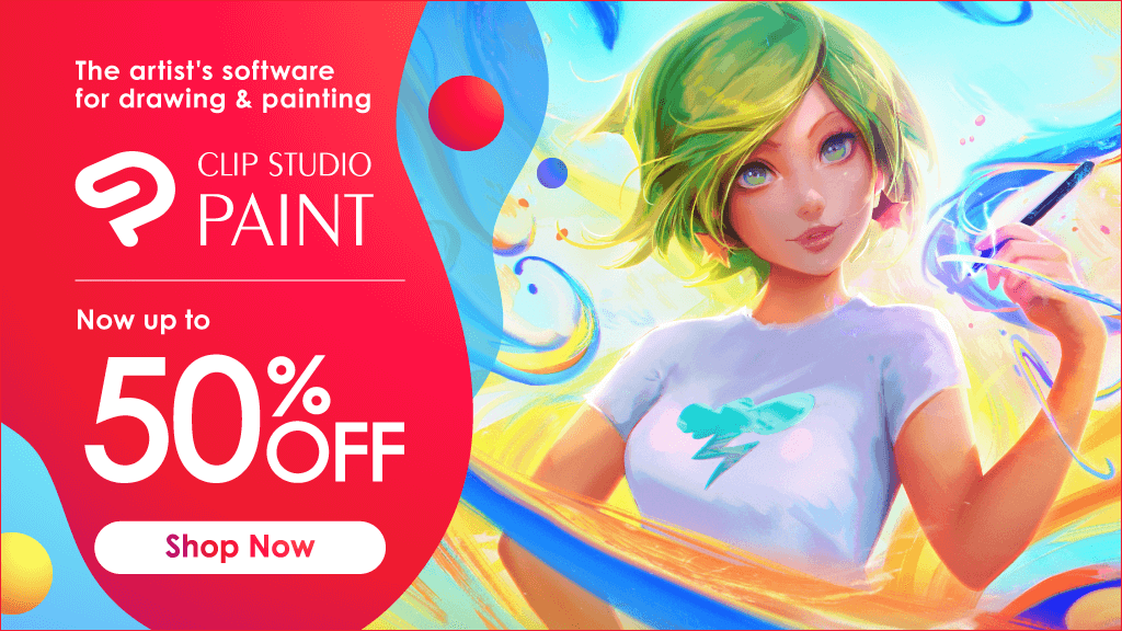 Twitter 上的CLIP STUDIO PAINT："Get 50% off Clip Studio Paint in our Spring  Sale until March 16, 8:00 AM UTC/GMT! https://t.co/tqDuTRIF80  https://t.co/ejLNAlnEgT" / Twitter