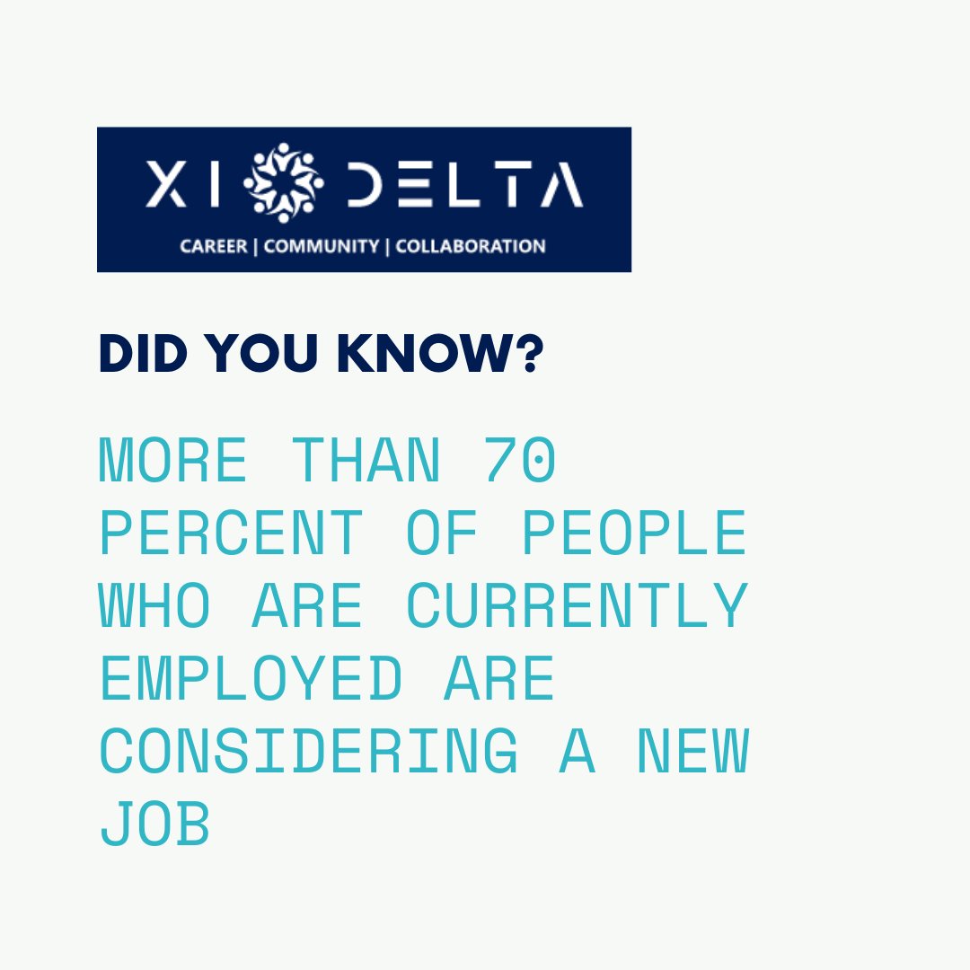 XiDeltaOfficial's tweet image. More than 70 percent of the employed respondents said that they were in an “open relationship” with their job.

Are you one of them? 😉👌

#recruitment2021 #xidelta #funfacts #employmentnews #australia #recruitment #recruiting #jobseekers #jobportal