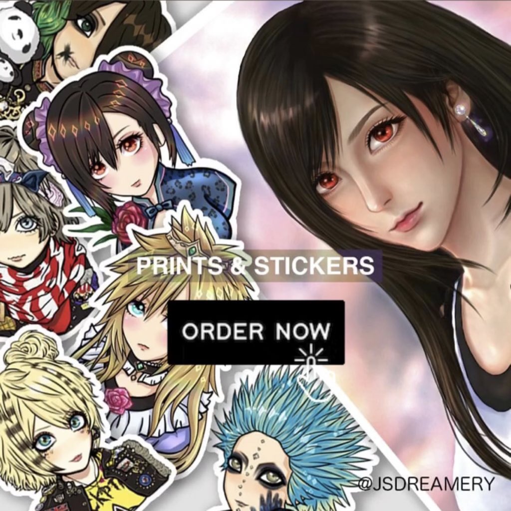 jsdreamery's tweet photo. RTS APPRECIATED 🙇♀️💕
⚠️FF7R Tifa A5 Print⚠️
📥 Order form (Link in bio)
🕐 Until 22 March 10PM GMT
🌍 Worldwide
#animeart #art #FF7リメイク #イラスト #ファイナルファンタジー #FinalFantasy #artcommunity #ff7r #FF7Remake #homemadeart #Cloti #gameart #TifaLockhart #ティファ https://t.co/yrGjgcOINY