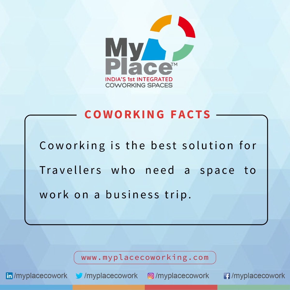 Coworking is the best solution for Travellers who need a space to work on a business trip.

#coworking #coworkingspace #coworkings