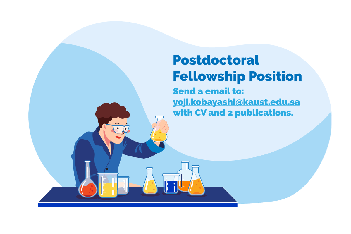 📢Postdocs needed at the new Kobayashi group!! Expertise in solid state chemistry, structural analysis, catalytic mechanisms, and wet chemistry techniques to prepare materials most welcome. 👨‍🔬👩‍🔬

👉Please email with CV and 2 publications.