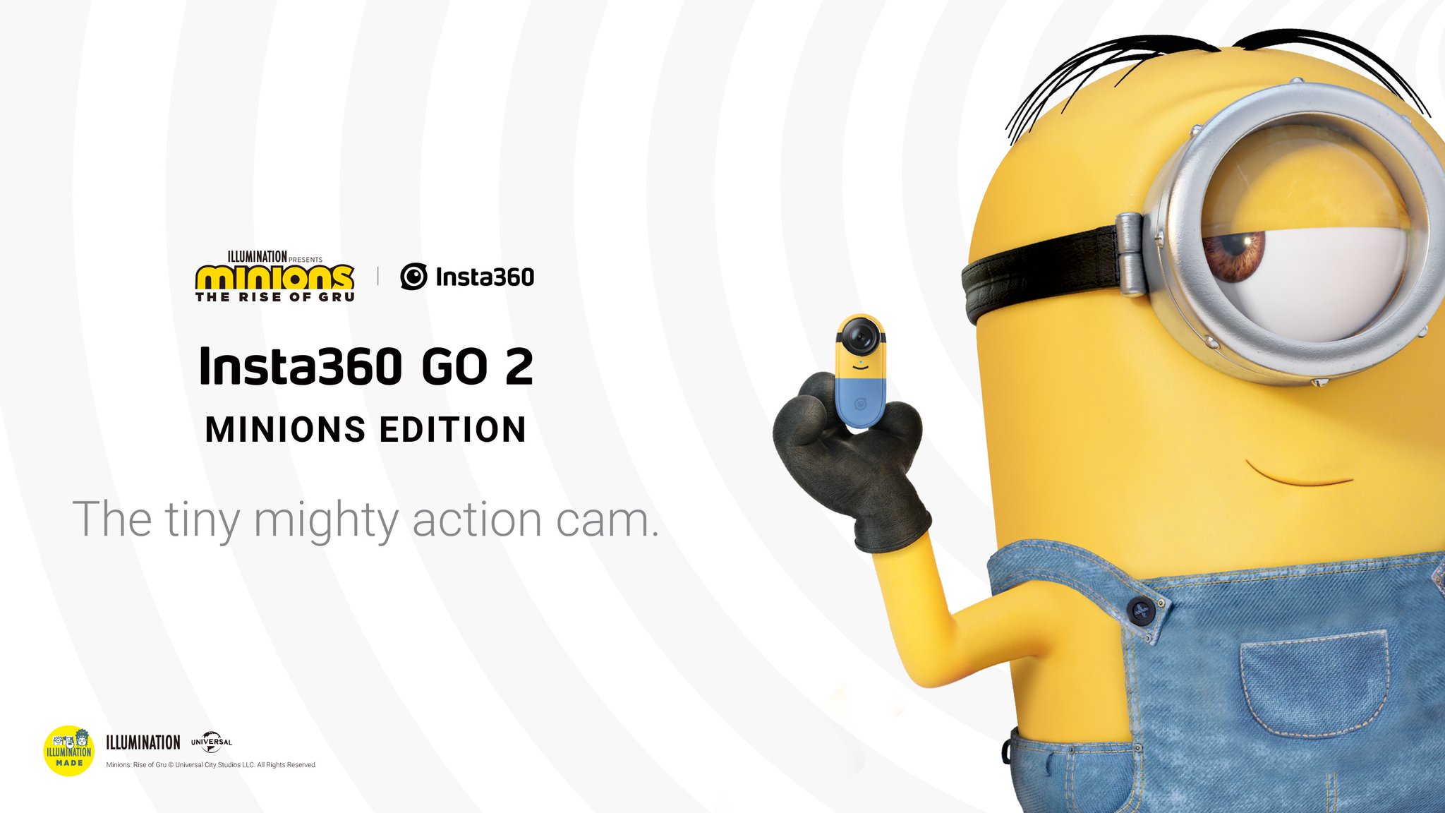 Insta360 on X: Meet the GO 2 Minions Edition 🤩 A tiny mighty action cam  that looks just like a mischievous Minion. Coming this summer! Sign up on  our store for updates: