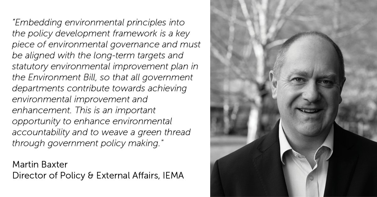 ISEPglobal's tweet image. Today Government published its draft #EnvironmentalPrinciples Policy Statement, a key element of the #EnvironmentBill governance framework. We’ll review &amp;amp; engage IEMA members in developing our response. Read @mbaxteriema comments: bit.ly/2OhxMnC