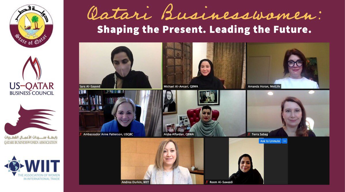 MofaQatar_EN's tweet photo. #Qatar's Embassy in #US Organizes Virtual Forum on International Women's Day
https://t.co/hgF8W4aUD9
#MOFAQatar https://t.co/gfwJ4NlCDl