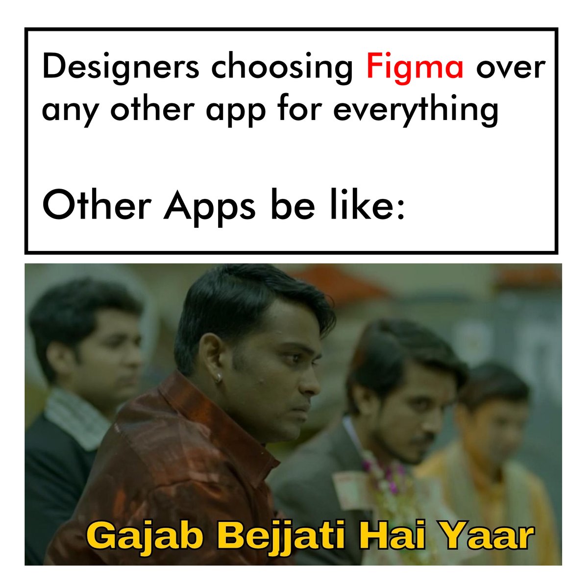 kur_ankur's tweet photo. @10kdesigners Other apps be like : humko AssH*** bol diya
#figmagang https://t.co/TBVl2XkMOp