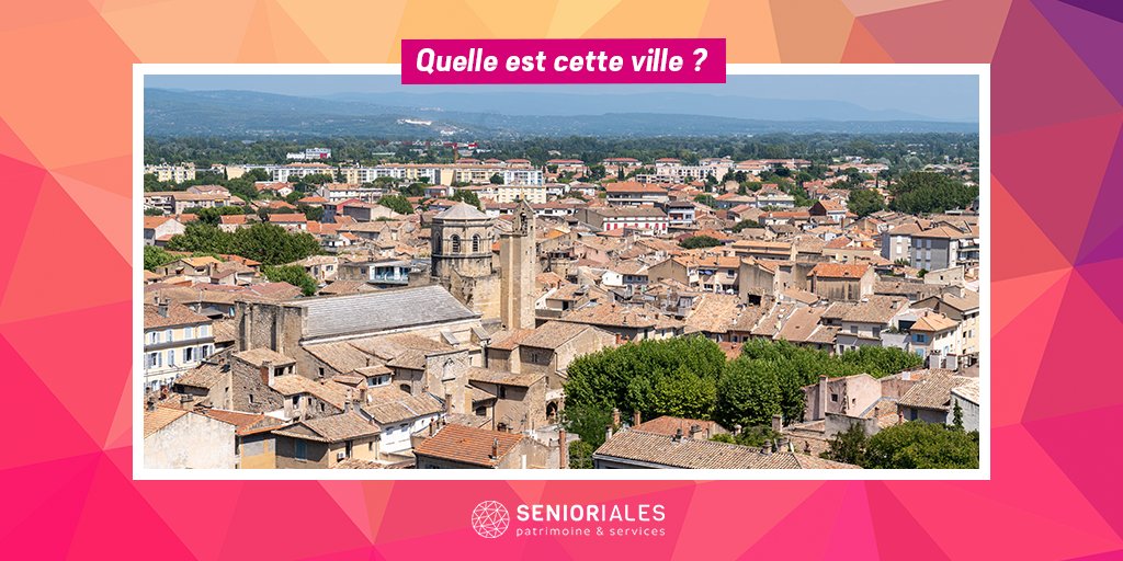 [NEWS]
C'est dans une ville connue pour ses melons, près d'Avignon, qu'une nouvelle résidence #Senioriales ouvrira en juillet 2021 pour accueillir de nouveaux résidents #seniors !
Saurez-vous reconnaître la ville ? 👀 
#BienVieillir #Immobilier