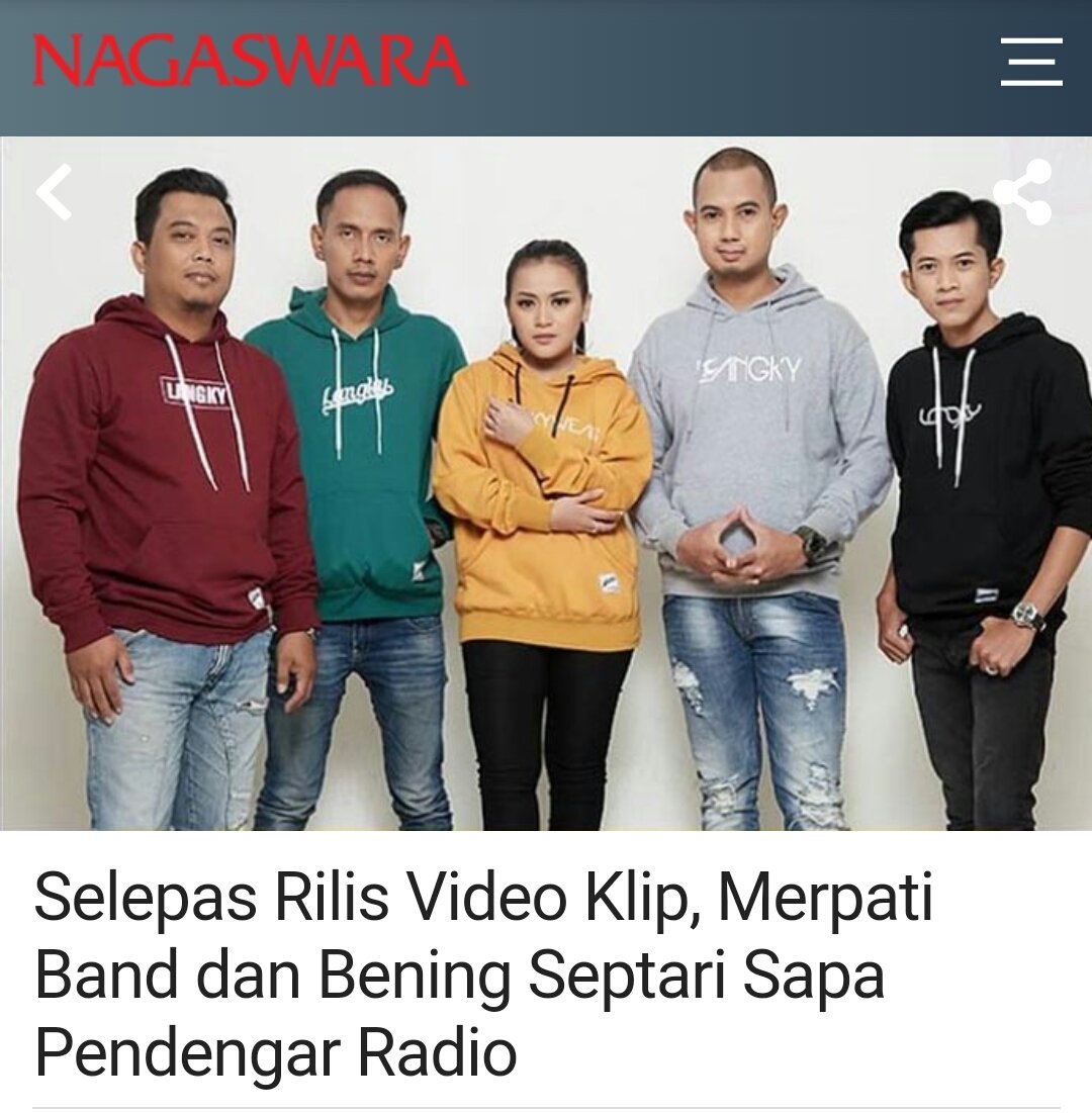 NAGASWARA Music (@nagaswara_id) on Twitter photo Selepas Rilis Video Klip, <a href="/Merpatiband/">Merpati Band</a> dan Bening Septari Sapa Pendengar Radio - Berita #NAGASWARA nagaswara.co.id/berita/detail/…
👥 <a href="/afifyufril_att/">Afif Yufril</a> <a href="/andreedahlan1/">andreedahlan</a> <a href="/Andi_merpati/">M. ANDI DERISMAN</a> Selepas Rilis Video Klip, <a href="/Merpatiband/">Merpati Band</a> dan Bening Septari Sapa Pendengar Radio - Berita #NAGASWARA nagaswara.co.id/berita/detail/…
👥 <a href="/afifyufril_att/">Afif Yufril</a> <a href="/andreedahlan1/">andreedahlan</a> <a href="/Andi_merpati/">M. ANDI DERISMAN</a>