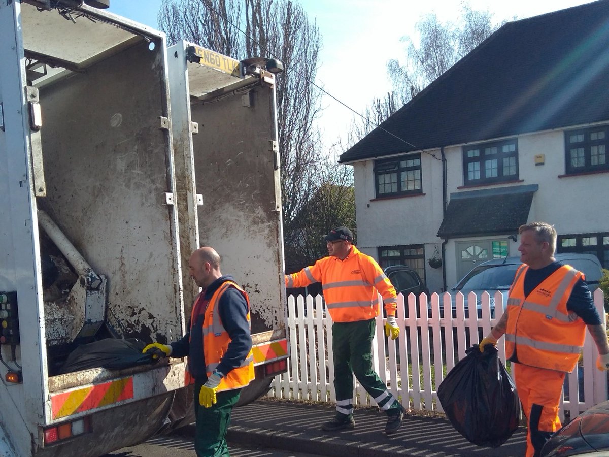 Our refuse crews are still having to travel further to tip waste so they may visit you at a different time than you are used to. To avoid missing us, always make sure your waste &amp; recycling sacks are outside by 7am &amp; garden waste by 6.30am. Thank you.
