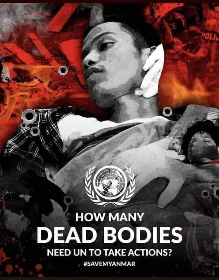 ohmmarkyaw88's tweet image. #HowManyDeadBodyNeededForUNToTakeAction