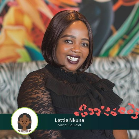 M E E T T H E T E A M
𝙇𝙚𝙩𝙩𝙞𝙚 𝙉𝙠𝙪𝙣𝙖 | <a href="/LettaNkuna/">Letta Nkuna</a> 
Social Squirrel 🐿

Key Function: Social Strategist
Like: Listening to music
Dislike: Crowded places

📷 Suné Marais Photography
🏨 @hotelskysa
🐘 marketingzoo.co.za
.
.
#themarketingzoo #thebestisyettocome