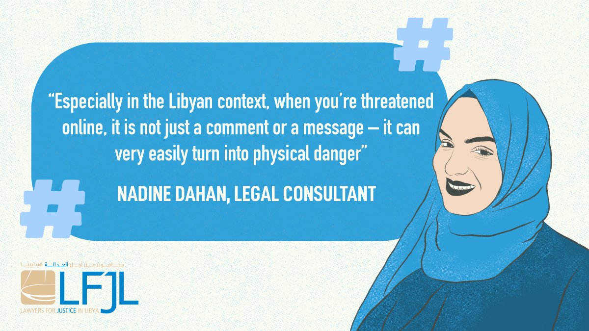 1/2 Our new report on Online #ViolenceAgainstWomen (#OVAW) in #Libya is out now: bit.ly/3l3PKWO 

OVAW can have lethal consequences on the ground, as the killings of several prominent Libyan #women in recent years shows.