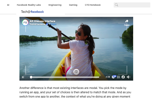I am the only one who finds it ironic that Facebook launched their AR Glasses with a kayaking woman? Seems an awe-full lot like The Circle protagonist Mae Holland; when she was trying to get away from it all...
linkedin.com/posts/activity…
#facebook #thecircle #facebookar