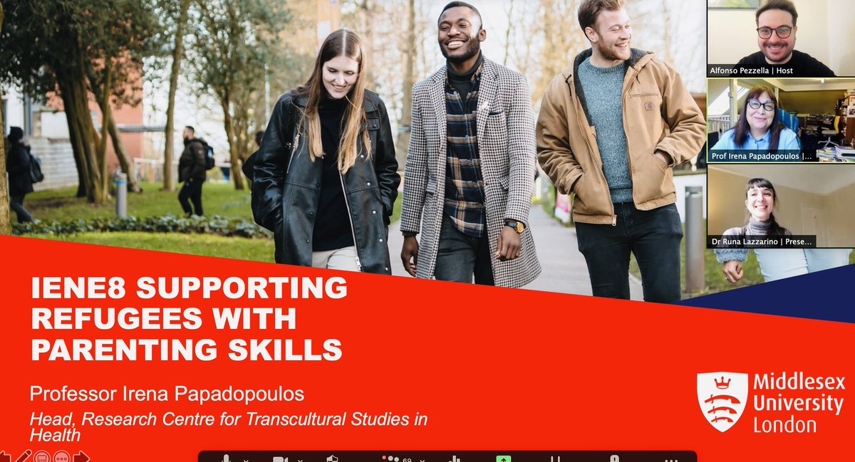 IENEProject's tweet photo. Bright and early for our #UK #IENE8 @IENEProject training on “Supporting refugees with parenting skills” led by Prof @irena_pap Dr @runalazzarino and @AlfPezzella #RefugeeTraining @RCTSHmdx https://t.co/FpESoYoUIO